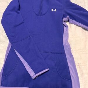 Under Armour Dark purple and Lavender Quarter-zip Pullover
